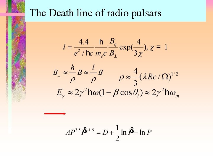 The Death line of radio pulsars 