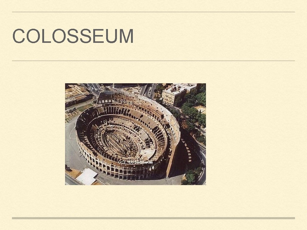 COLOSSEUM 