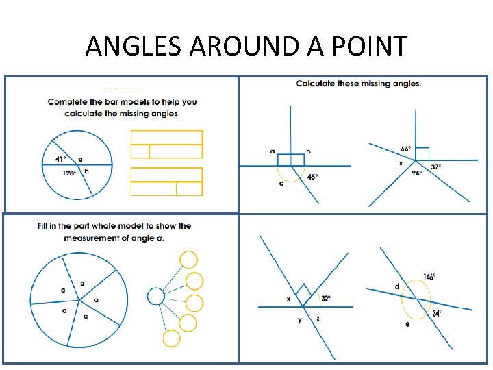 ANGLES AROUND A POINT 