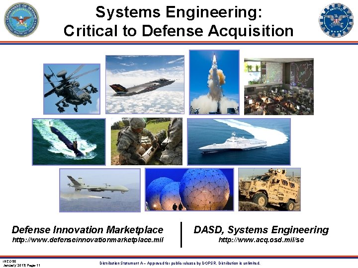 Systems Engineering: Critical to Defense Acquisition Defense Innovation Marketplace DASD, Systems Engineering http: //www. Systems Engineering: Critical to Defense Acquisition Defense Innovation Marketplace DASD, Systems Engineering http: //www.