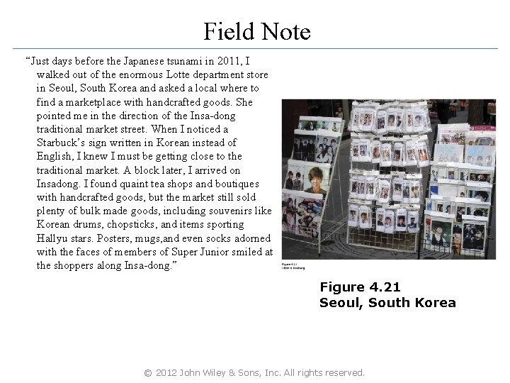 Field Note “Just days before the Japanese tsunami in 2011, I walked out of