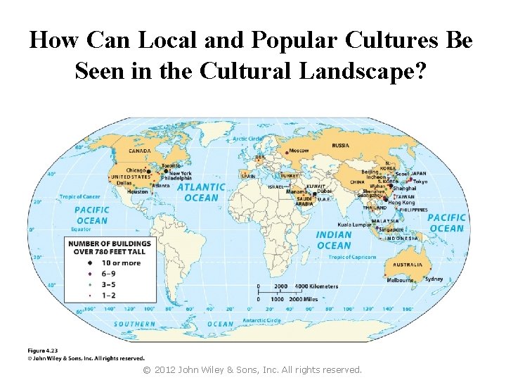 How Can Local and Popular Cultures Be Seen in the Cultural Landscape? © 2012