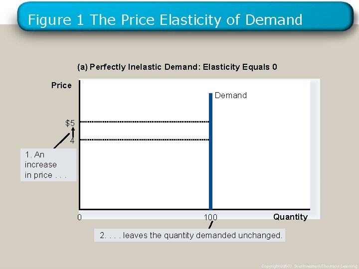Figure 1 The Price Elasticity of Demand (a) Perfectly Inelastic Demand: Elasticity Equals 0