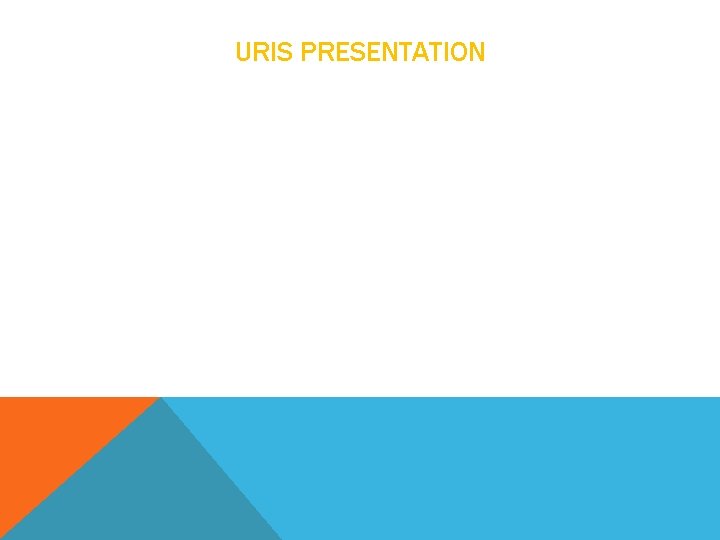 URIS PRESENTATION 