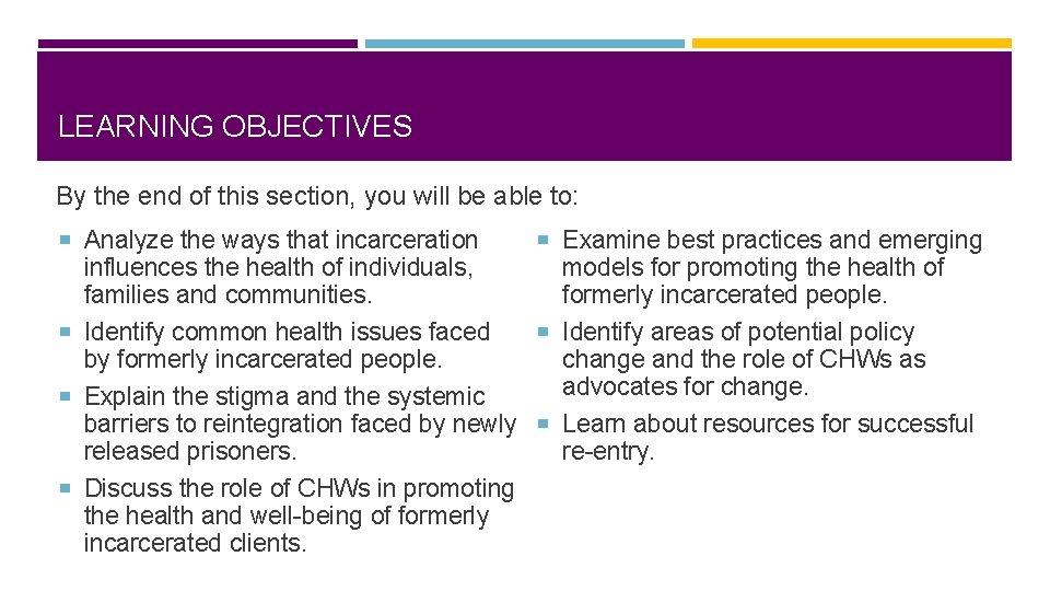 LEARNING OBJECTIVES By the end of this section, you will be able to: Analyze