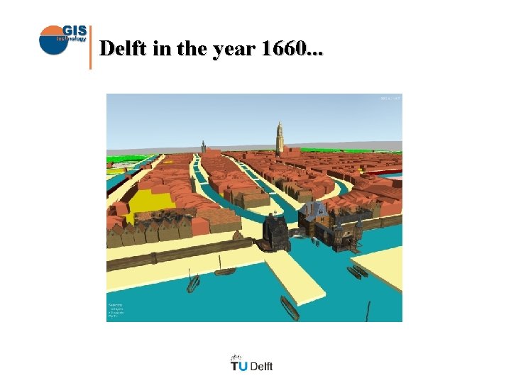 Delft in the year 1660. . . 