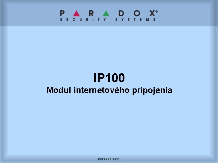 IP 100 Modul internetového pripojenia 