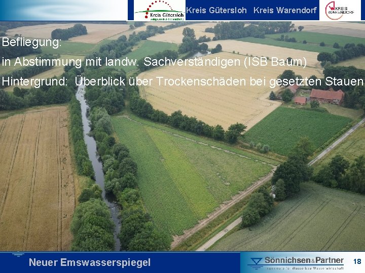 Kreis Gütersloh Kreis Warendorf Befliegung: in Abstimmung mit landw. Sachverständigen (ISB Baum) Hintergrund: Überblick