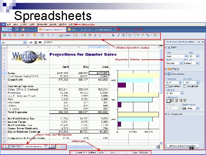 Spreadsheets 29 