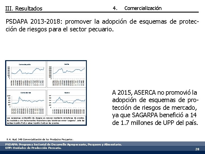 4. III. Resultados Comercialización PSDAPA 2013 -2018: promover la adopción de esquemas de protección