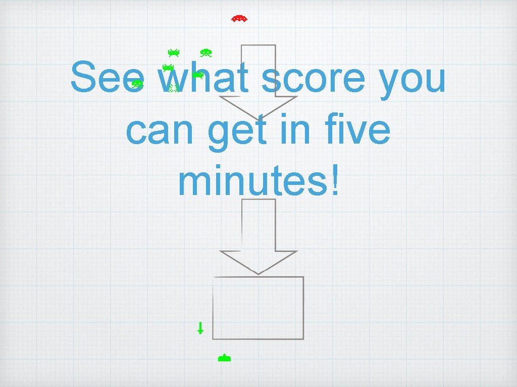 See what score you can get in five minutes! 