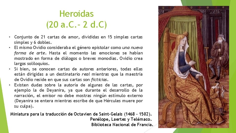 Heroidas (20 a. C. - 2 d. C) • Conjunto de 21 cartas de