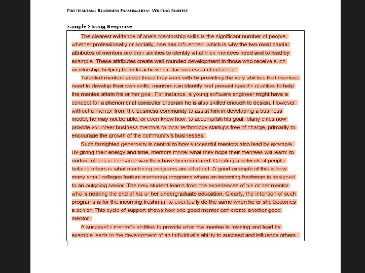 You do not have to take a subtest if… Math – ACT 22 or