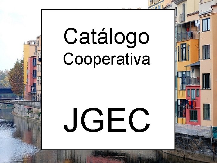 Catálogo Cooperativa JGEC 