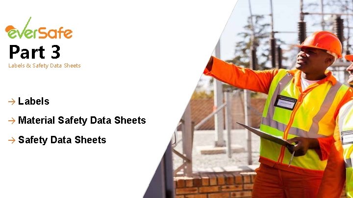 Part 3 Labels & Safety Data Sheets → Labels → Material Safety Data Sheets