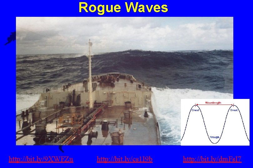 Rogue Waves http: //bit. ly/9 XWFZu http: //bit. ly/cs 1 I 9 b http: