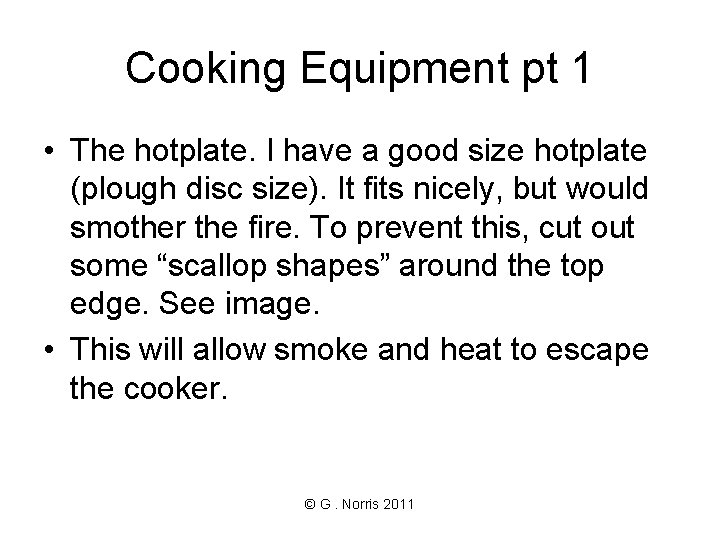 Cooking Equipment pt 1 • The hotplate. I have a good size hotplate (plough