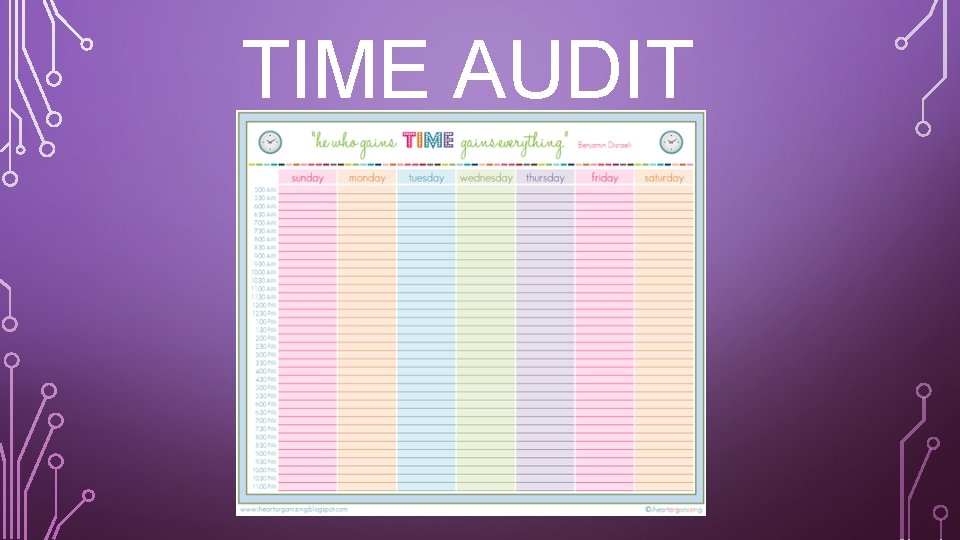 TIME AUDIT 