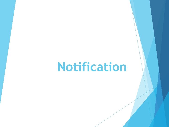 Notification 