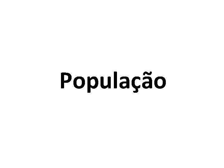 População 