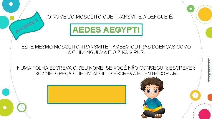 D E 3 DA I V I AT O NOME DO MOSQUITO QUE TRANSMITE