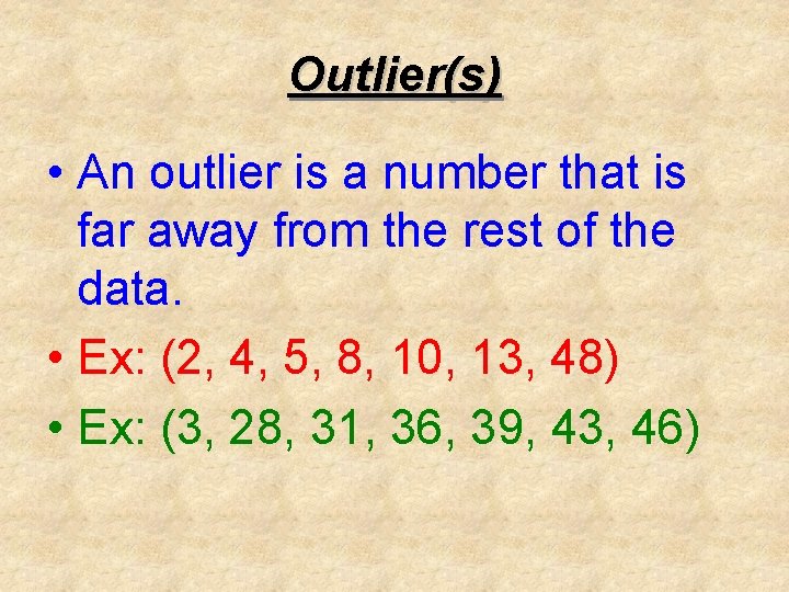 Drill Put these numbers in order from least