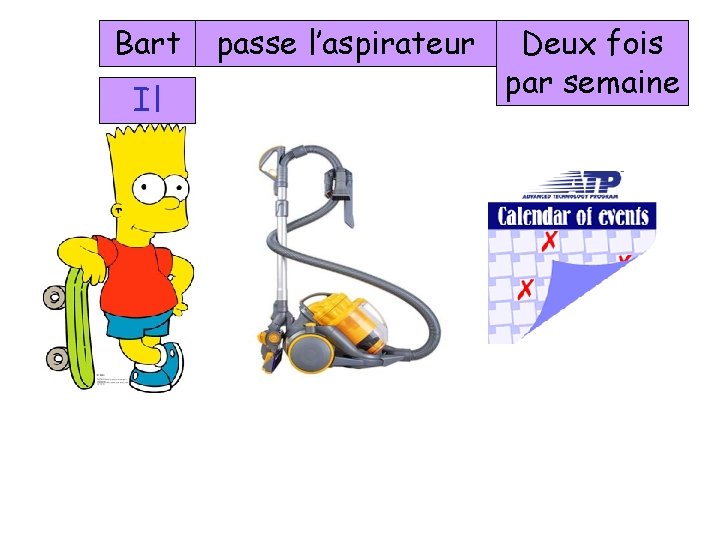 Bart Il passe l’aspirateur Deux fois par semaine 