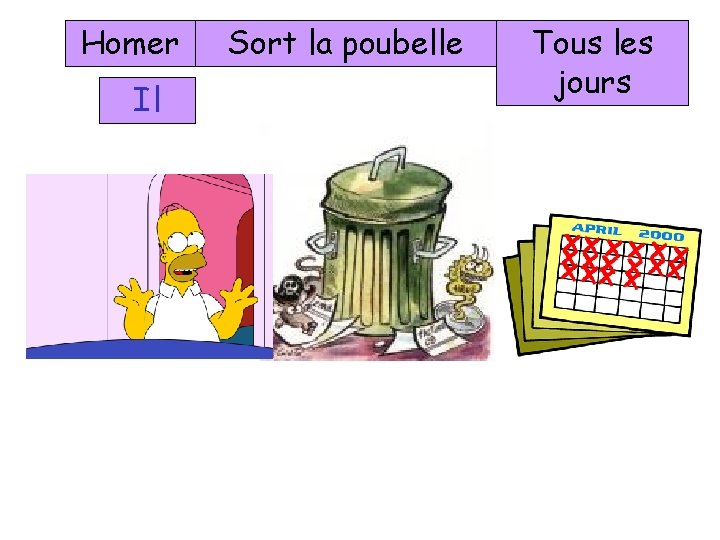 Homer Il Sort la poubelle Tous les jours 