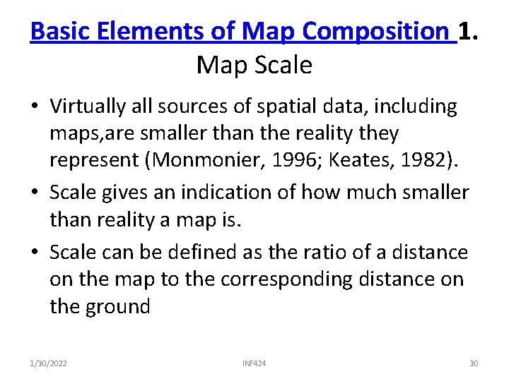 GIS Lecture 3 Maps and Map Analysis Dr