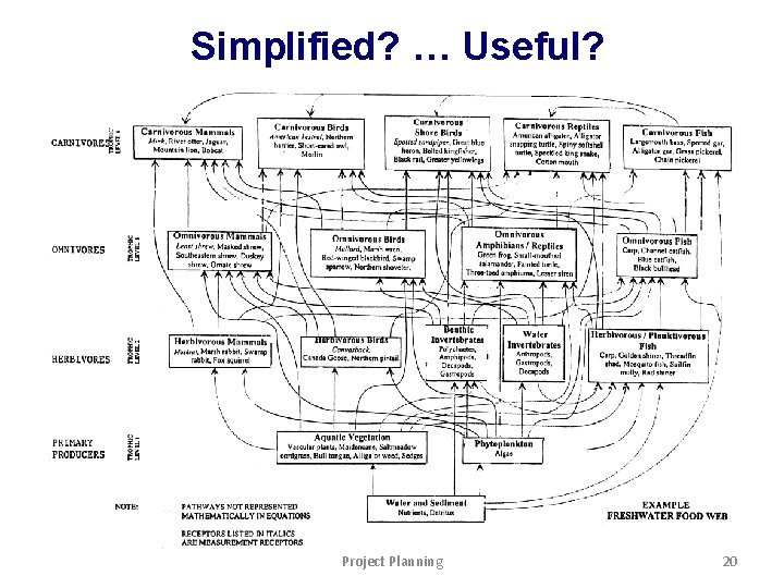 Simplified? … Useful? Project Planning 20 