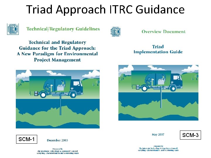 Triad Approach ITRC Guidance SCM-3 SCM-1 Project Planning 6 