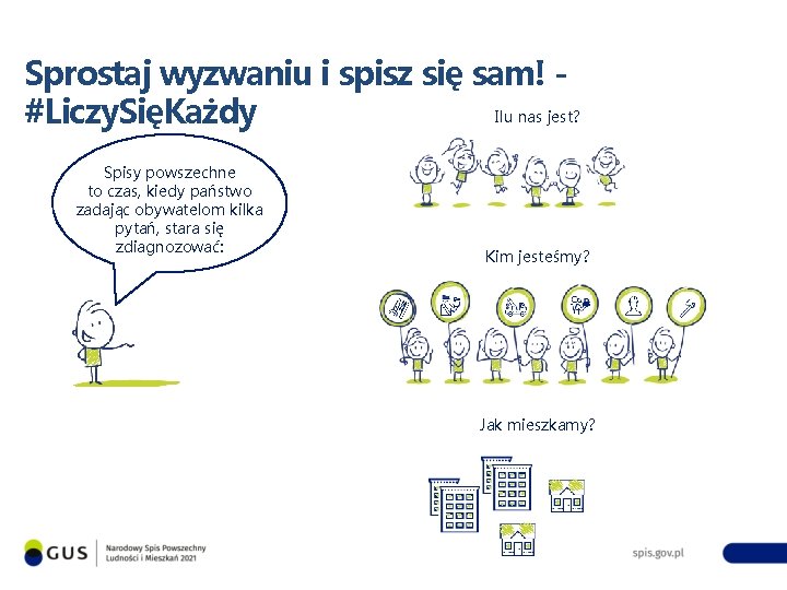 Sprostaj wyzwaniu i spisz się sam! Ilu nas jest? #Liczy. SięKażdy Spisy powszechne to