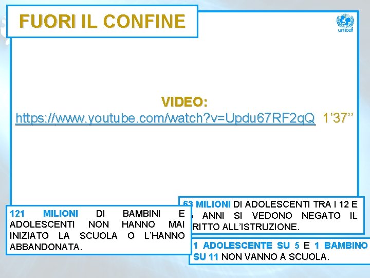 FUORI IL CONFINE VIDEO: https: //www. youtube. com/watch? v=Updu 67 RF 2 q. Q