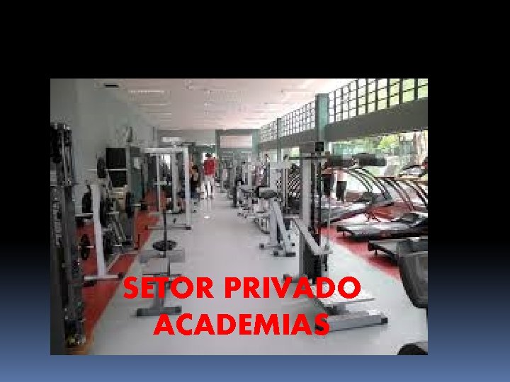 SETOR PRIVADO ACADEMIAS 