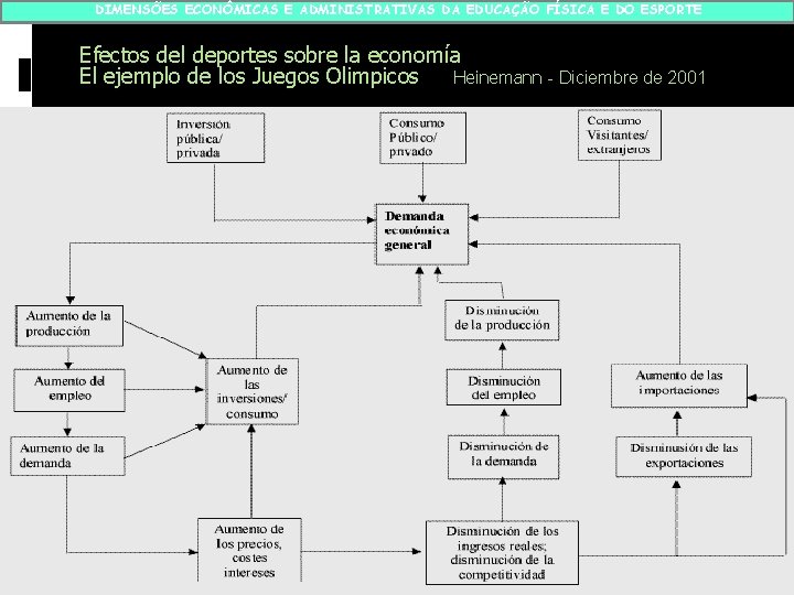 DIMENSÕES ECONÔMICAS E ADMINISTRATIVAS DA EDUCAÇÃO FÍSICA E DO ESPORTE Efectos del deportes sobre