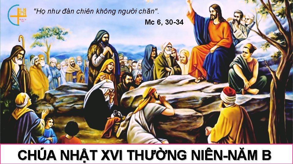 "Họ như đàn chiên không người chăn". Mc 6, 30 -34 CHÚA NHẬT XVI