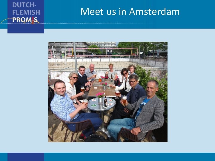 Meet us in Amsterdam 