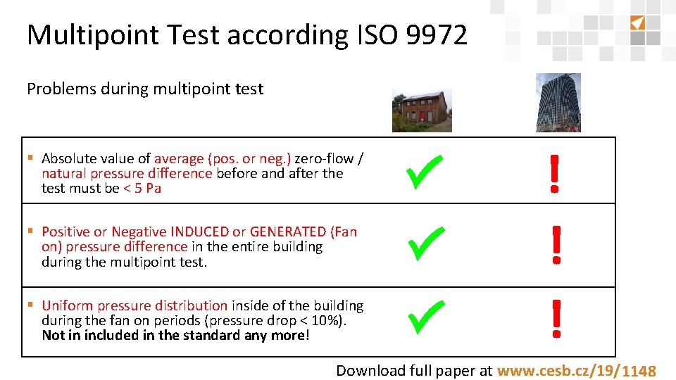Multipoint Test according ISO 9972 Problems during multipoint test § Absolute value of average