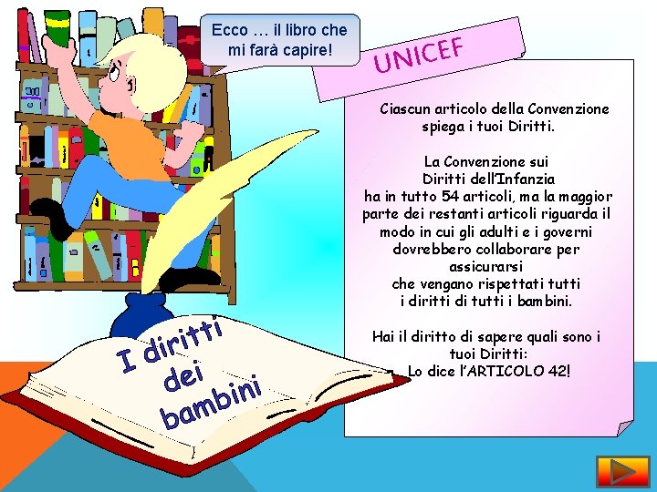 Ecco … il libro che mi farà capire! F E C I UN Ciascun