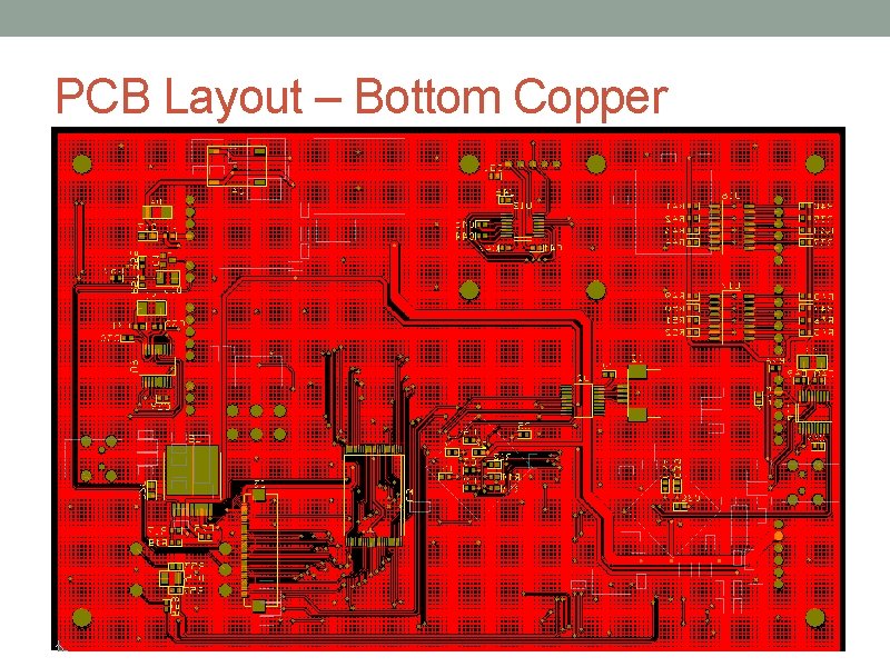 PCB Layout – Bottom Copper 
