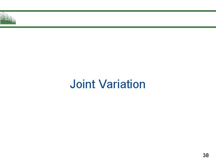 Joint Variation 38 