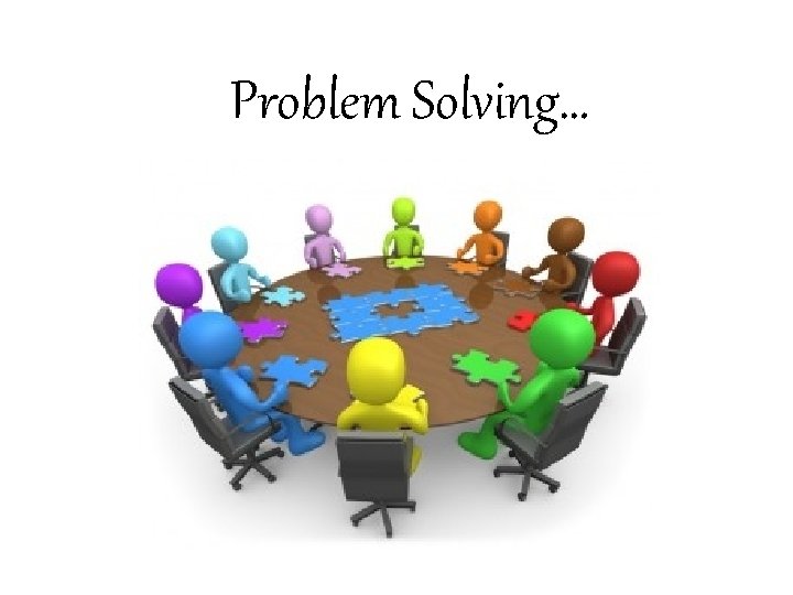 Problem Solving… 
