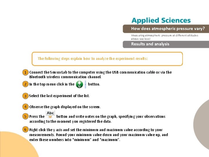 How does atmospheric pressure vary? Measuring atmospheric pressure at different altitudes above sea level