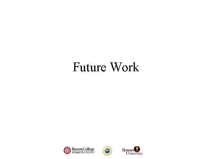 Future Work Future Work