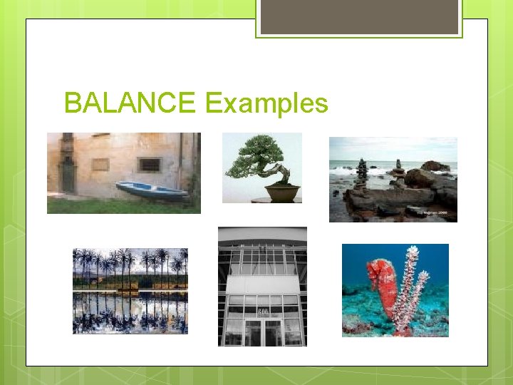 BALANCE Examples 