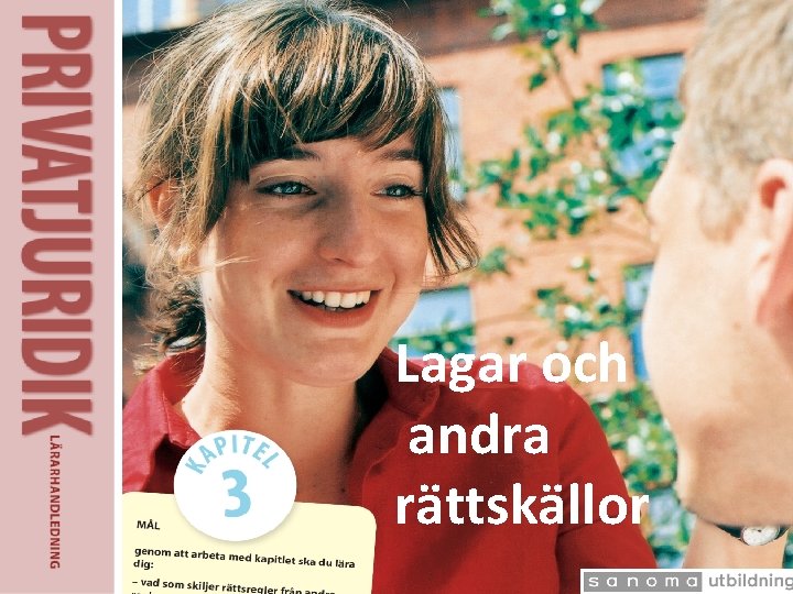 Lagar och andra rättskällor 