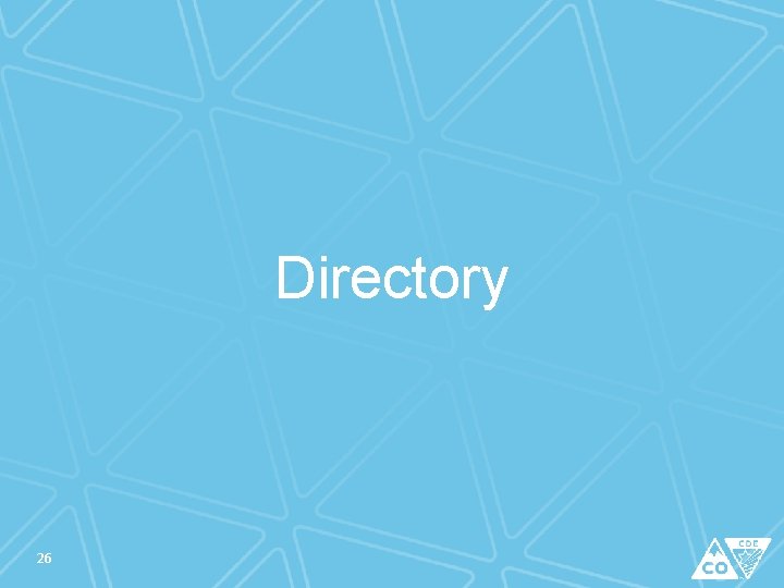 Directory 26 