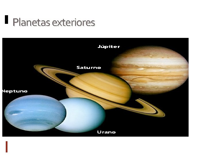 Planetas exteriores 