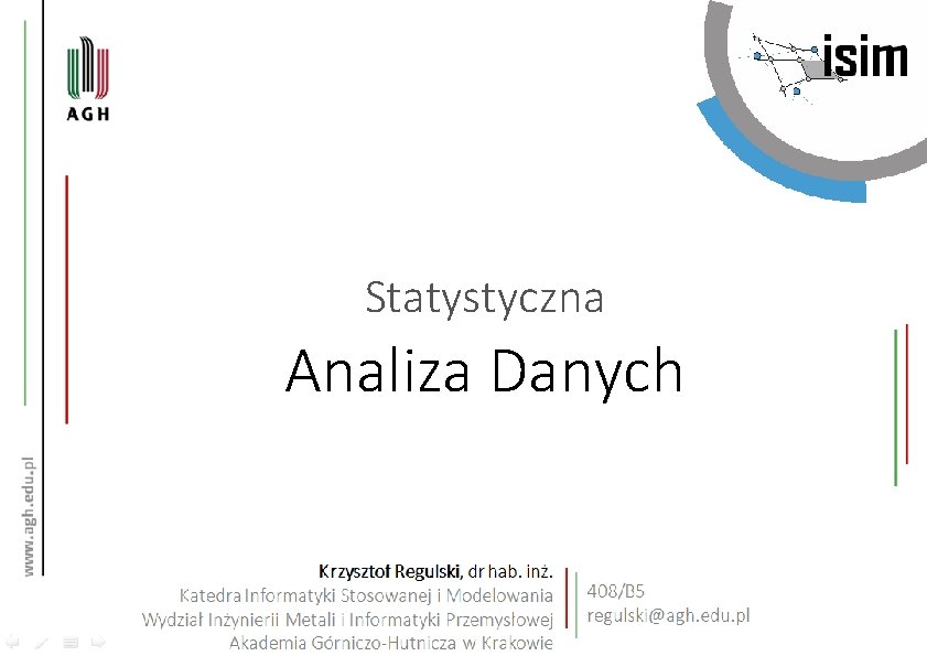 Statystyczna Analiza Danych 
