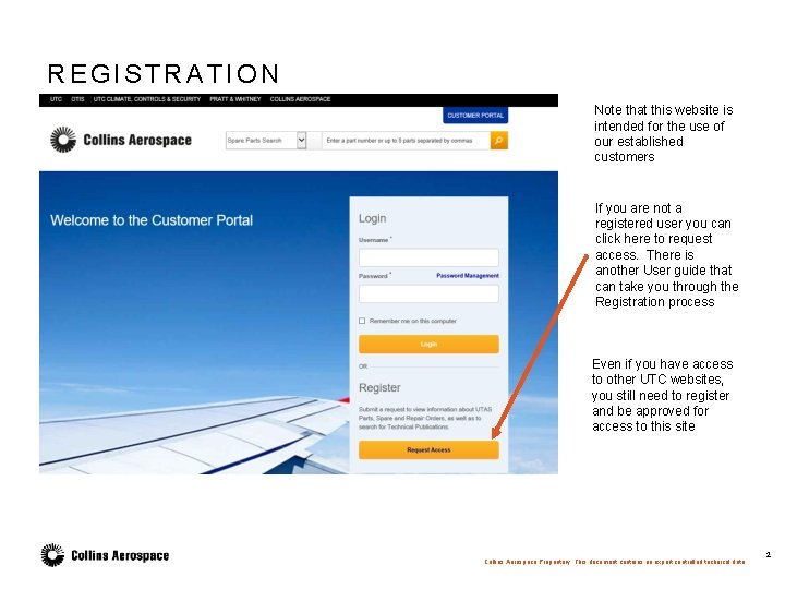 REGISTRATION Note that this website is intended for the use of our established customers